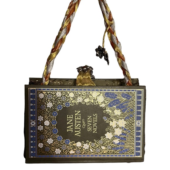 Collectible Vintage Jane Austen Seven Novels Book Bag Purse - Picture 2 of 10